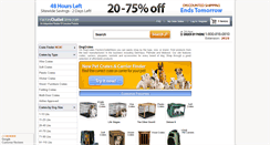 Desktop Screenshot of dogcrates.factoryoutletstore.com