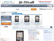 Tablet Screenshot of coby.factoryoutletstore.com