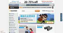 Desktop Screenshot of celestron.factoryoutletstore.com