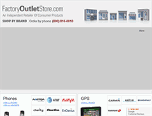 Tablet Screenshot of factoryoutletstore.com