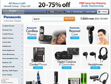 Tablet Screenshot of itpanasonic.factoryoutletstore.com
