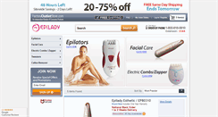 Desktop Screenshot of epilady.factoryoutletstore.com