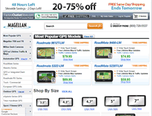 Tablet Screenshot of magellan.factoryoutletstore.com